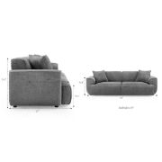 Bouclé Sofa + fabric sofa + liqana