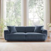 Cozy Bouclé Sofa + fabric sofa + liqana
