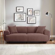 Cozy Bouclé Sofa + fabric sofa + liqana