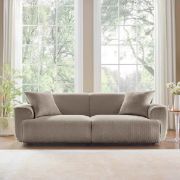 Cozy Bouclé Sofa + fabric sofa + liqana