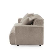 Cozy Bouclé Sofa + fabric sofa + liqana