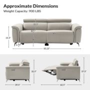 Serenity Sofa + leather sofa + liqana