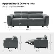 Serenity Sofa + leather sofa + liqana