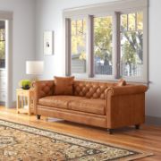 Classica Sofa + luxury leather sofa with classic upholstery + liqana