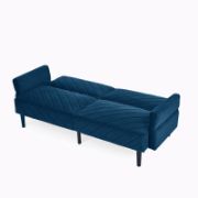 Velfora Sofa + Velvet Three-Seater Sofa + liqana