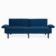 Velfora Sofa + Velvet Three-Seater Sofa + liqana