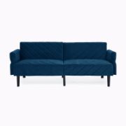 Velfora Sofa + Velvet Three-Seater Sofa + liqana