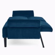 Velfora Sofa + Velvet Three-Seater Sofa + liqana