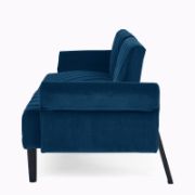 Velfora Sofa + Velvet Three-Seater Sofa + liqana