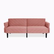 Velfora Sofa + Velvet Three-Seater Sofa + liqana