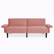 Velfora Sofa + Velvet Three-Seater Sofa + liqana