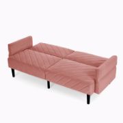 Velfora Sofa + Velvet Three-Seater Sofa + liqana