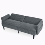 Velfora Sofa + Velvet Three-Seater Sofa + liqana