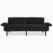 Velfora Sofa + Velvet Three-Seater Sofa + liqana