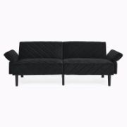 Velfora Sofa + Velvet Three-Seater Sofa + liqana