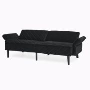 Velfora Sofa + Velvet Three-Seater Sofa + liqana