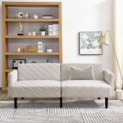 Velfora Sofa + Velvet Three-Seater Sofa + liqana