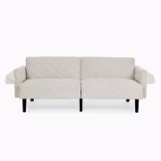 Velfora Sofa + Velvet Three-Seater Sofa + liqana