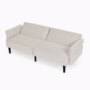 Velfora Sofa + Velvet Three-Seater Sofa + liqana