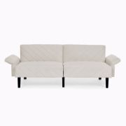 Velfora Sofa + Velvet Three-Seater Sofa + liqana