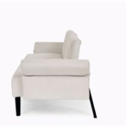 Velfora Sofa + Velvet Three-Seater Sofa + liqana