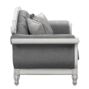 Omega Sofa + Elegant transitional sofa with cushions + liqana