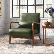 Oslo Rustic Lounge Chair + leather chair + liqana