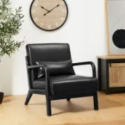 Oslo Rustic Lounge Chair + leather chair + liqana
