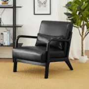 Oslo Rustic Lounge Chair + leather chair + liqana