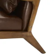 Oslo Rustic Lounge Chair + leather chair + liqana