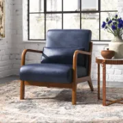 Oslo Rustic Lounge Chair + leather chair + liqana
