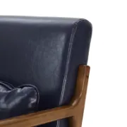 Oslo Rustic Lounge Chair + leather chair + liqana