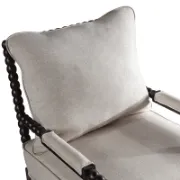 Marlow Chair + fabric chair + liqana