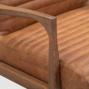 Vintage Chair + leather armchair + liqana