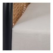 Mahogany Rattan Chair + wooden chair with cushions + liqana