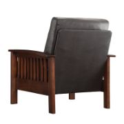 leather chair + removable cushions chair + liqana