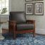 leather chair + removable cushions chair + liqana