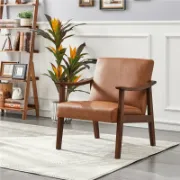 Dafe Leather Chair + Leather Chair + liqana
