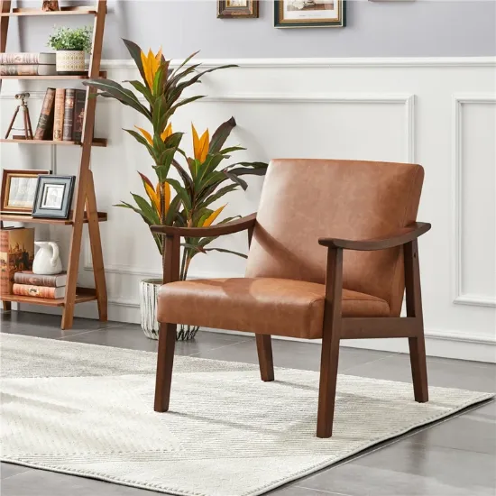 Dafe Leather Chair + Leather Chair + liqana
