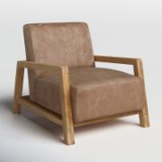 Atiq Leather Chair + Leather Chair + liqana