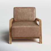 Atiq Leather Chair + Leather Chair + liqana