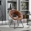 Hudu Leather Chair + Leather Chair + liqana