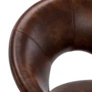 Hudu Leather Chair + Leather Chair + liqana