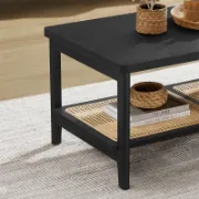 Sol Table + Wooden Coffee Table + liqana