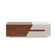 Via Table + Wooden Coffee Table + liqana