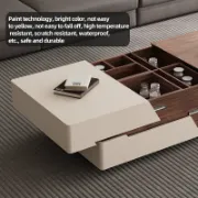 Via Table + Wooden Coffee Table + liqana