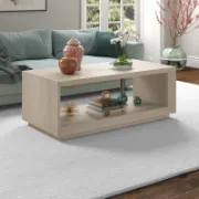 Blyth Table + Wooden Coffee Table + liqana