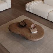 Lorina Table + Tubular Wood Table + liqana