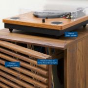 Ruaa Table + wooden side table + liqana