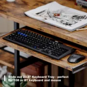 Ruwaa Desk + Wooden Metal Desk with Storage + liqana